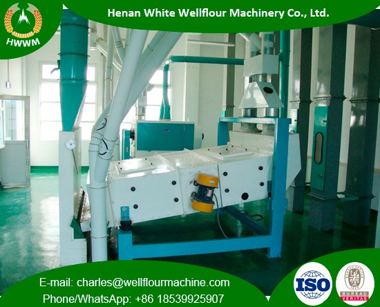 Large Capacity Concrete Workshop Wheat Flour Mills