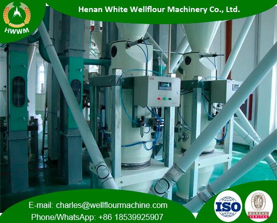 Large Capacity Concrete Workshop Wheat Flour Mills