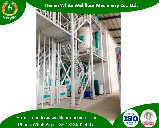 100-200TPD Steel Structure Wheat Flour Mills